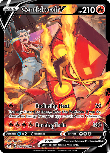 Centiskorch V, Lost Origin Trainer Gallery TG14