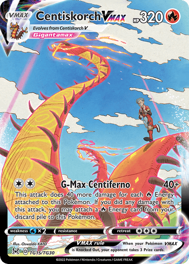 Centiskorch VMAX, Lost Origin Trainer Gallery TG15