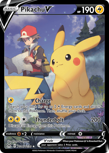 Pikachu V, Lost Origin Trainer Gallery TG16