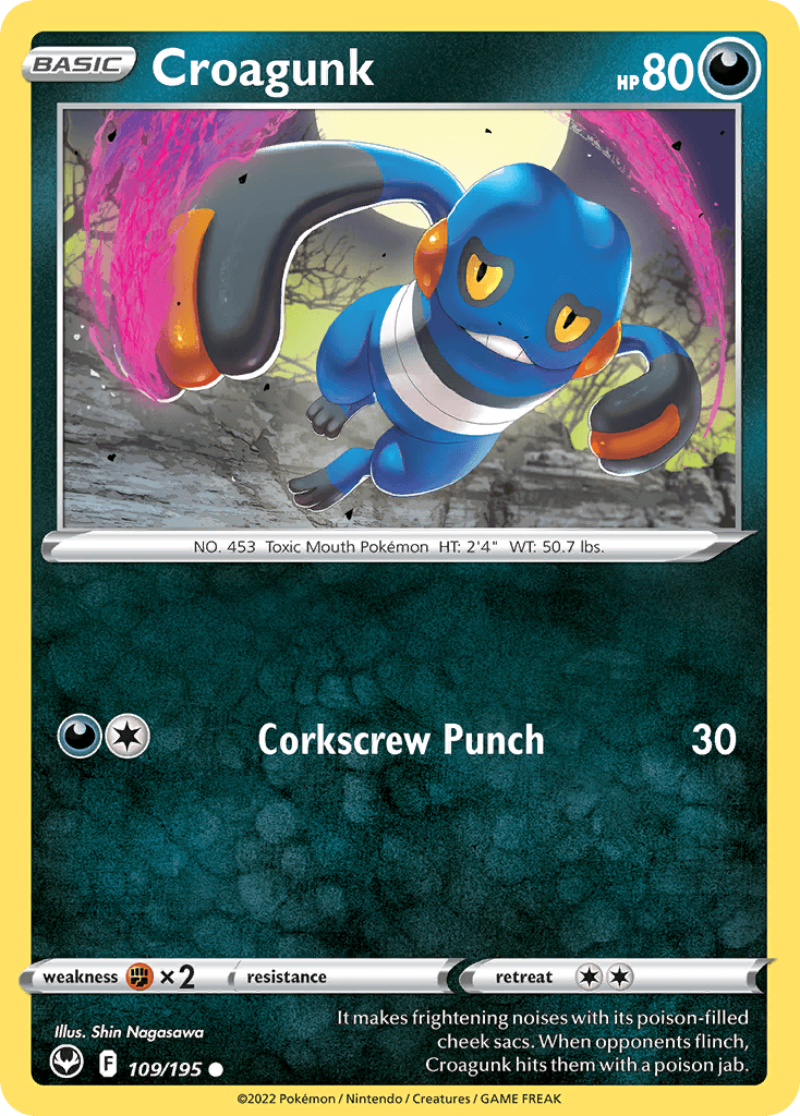 Croagunk, Silver Tempest 109