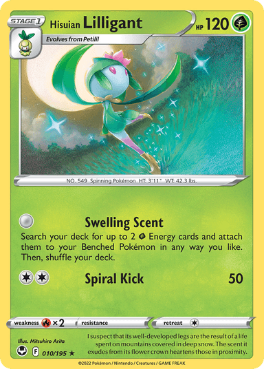 Hisuian Lilligant, Silver Tempest 10