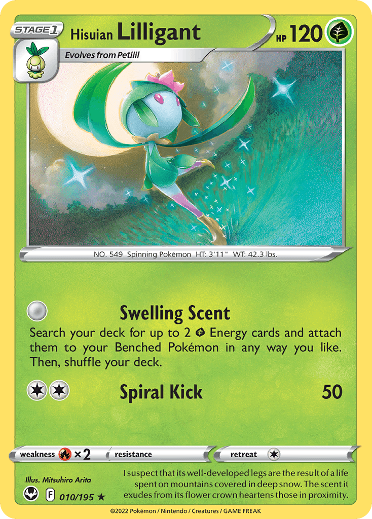 Hisuian Lilligant, Silver Tempest 10