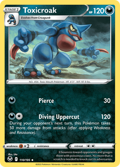 Toxicroak, Silver Tempest 110