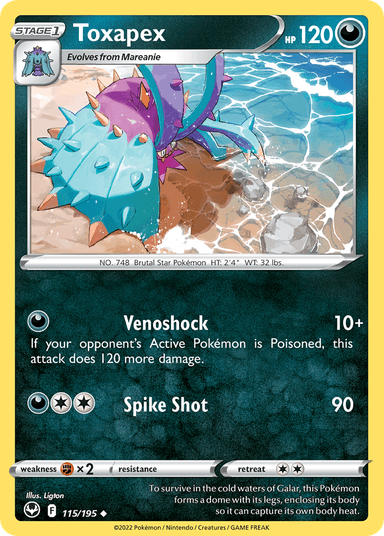 Toxapex, Silver Tempest 115