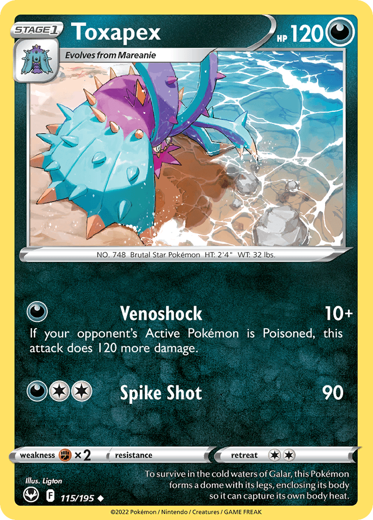 Toxapex, Silver Tempest 115