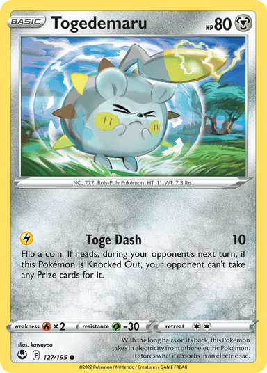 Togedemaru, Silver Tempest 127