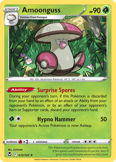Amoonguss, Silver Tempest 12