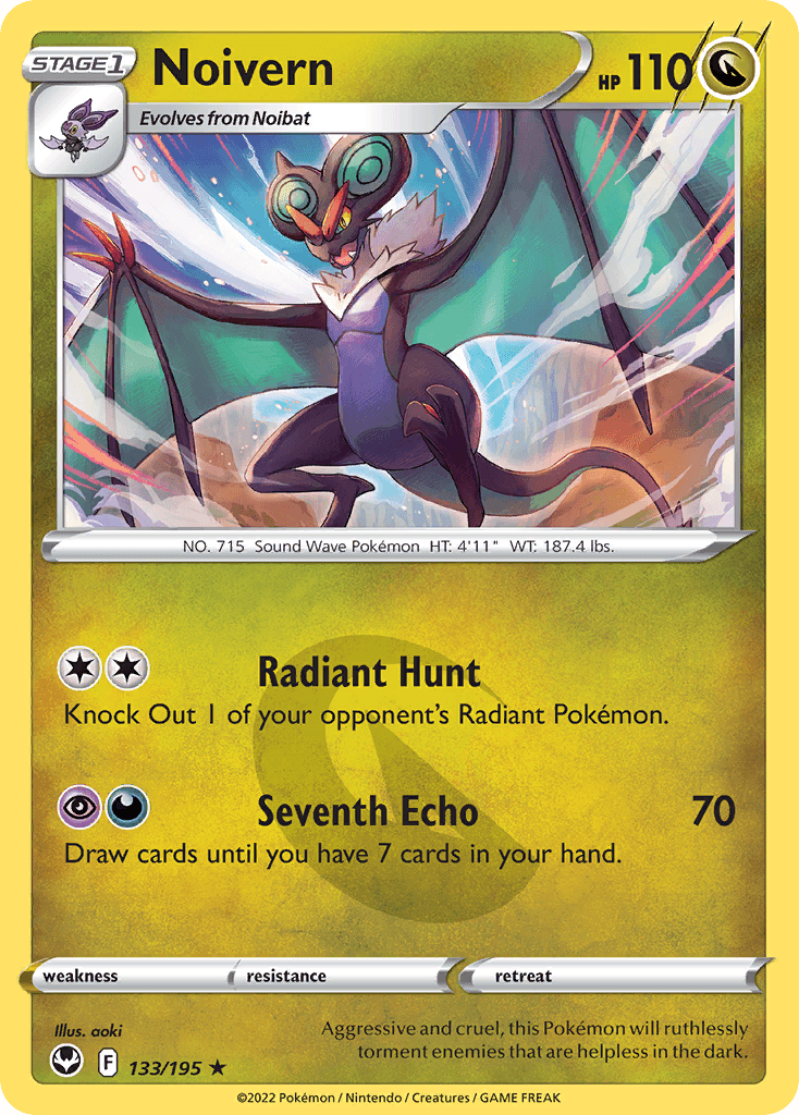 Noivern, Silver Tempest 133