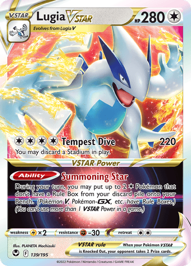 Lugia VSTAR, Silver Tempest 139