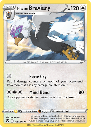 Hisuian Braviary, Silver Tempest 149