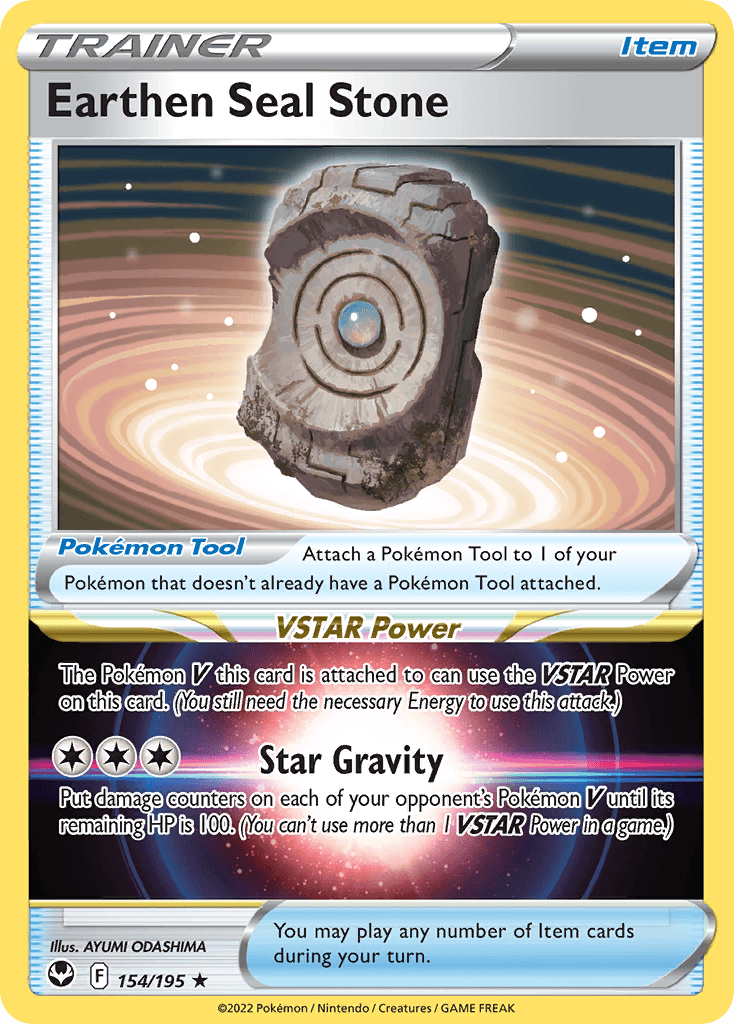 Earthen Seal Stone, Silver Tempest 154
