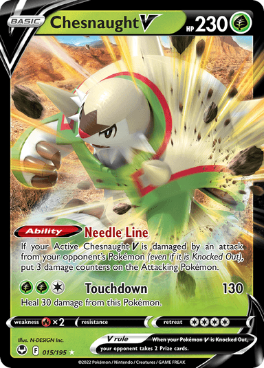 Chesnaught V, Silver Tempest 15