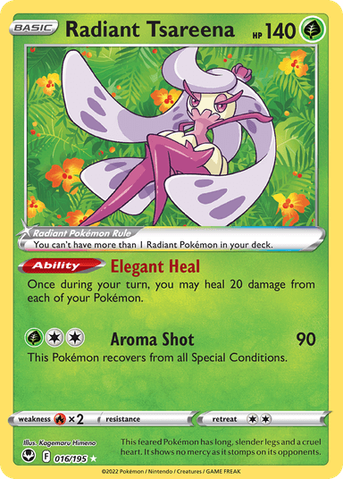 Radiant Tsareena, Silver Tempest 16