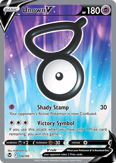 Unown V, Silver Tempest 176