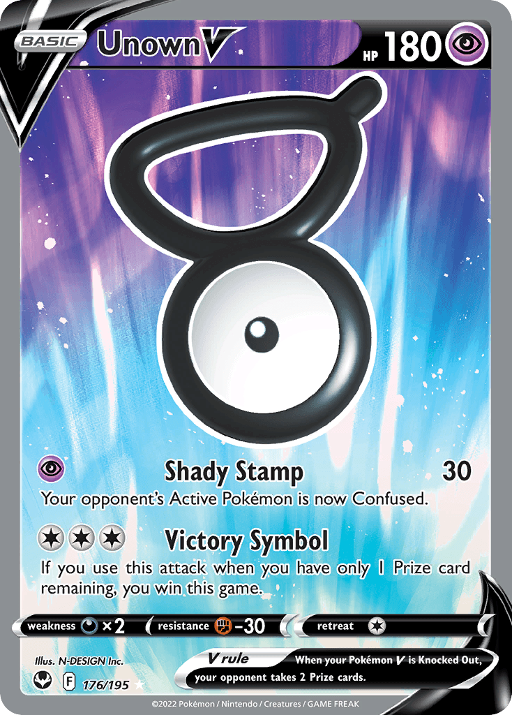 Unown V, Silver Tempest 176