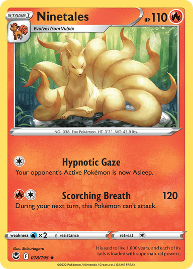 Ninetales, Silver Tempest 18