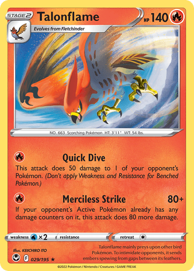 Talonflame, Silver Tempest 29