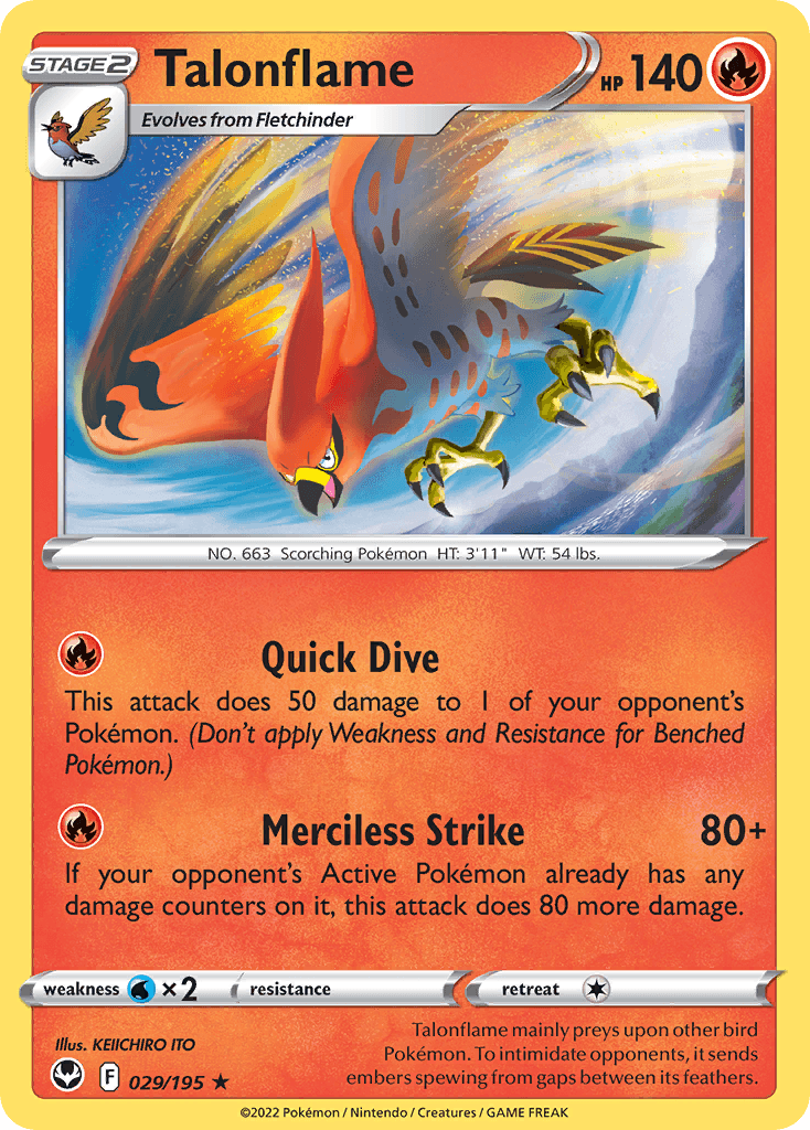 Talonflame, Silver Tempest 29