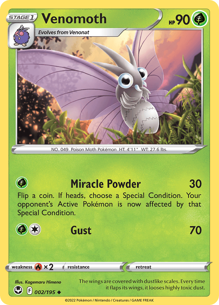 Venomoth, Silver Tempest 2