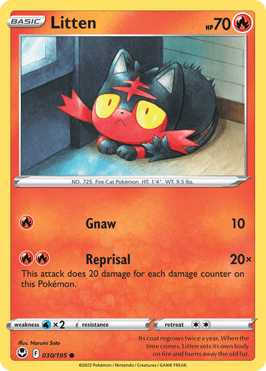 Litten, Silver Tempest 30