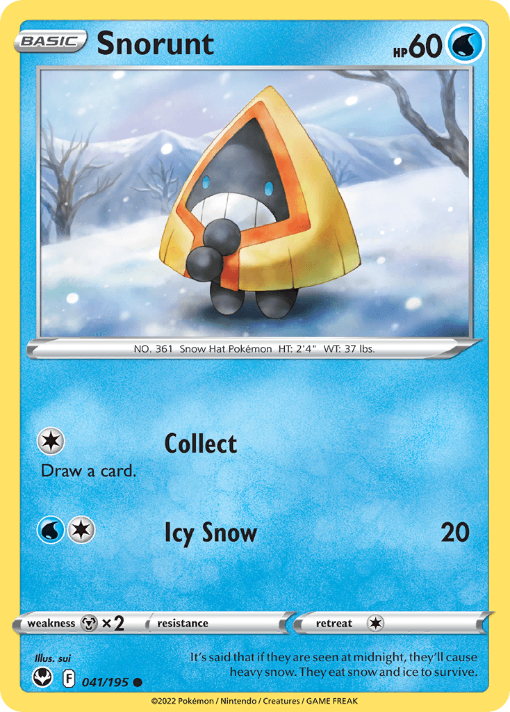 Snorunt, Silver Tempest 41
