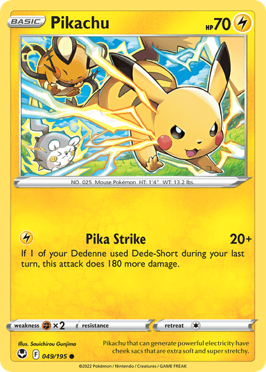 Pikachu, Silver Tempest 49