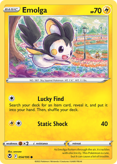 Emolga, Silver Tempest 54