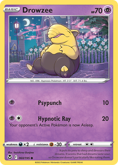 Drowzee, Silver Tempest 60