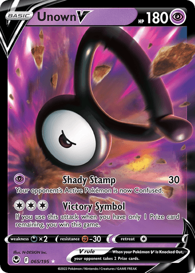 Unown V, Silver Tempest 65