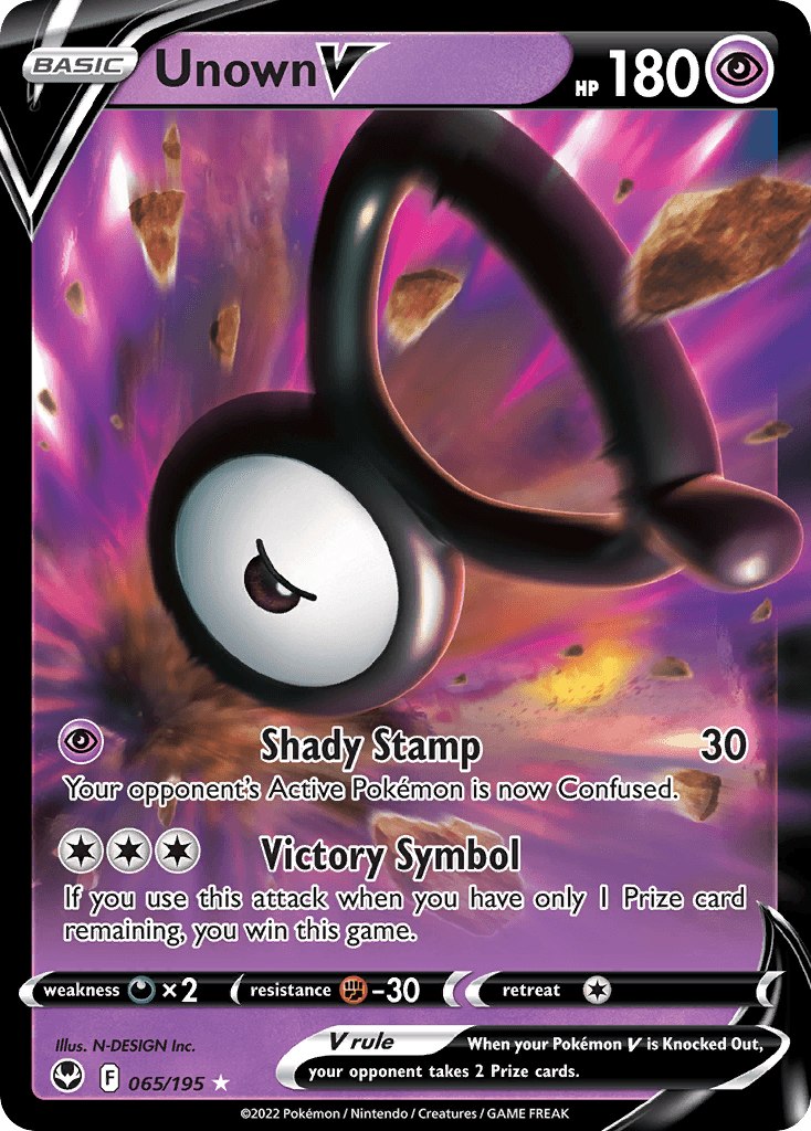 Unown V, Silver Tempest 65