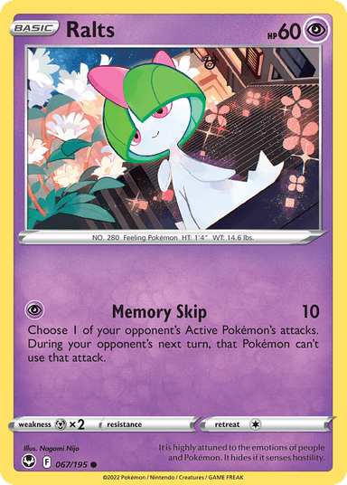Ralts, Silver Tempest 67