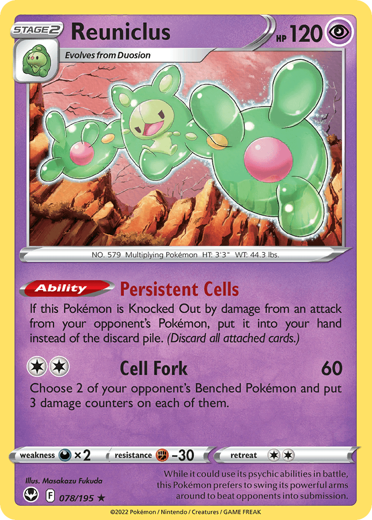 Reuniclus, Silver Tempest 78