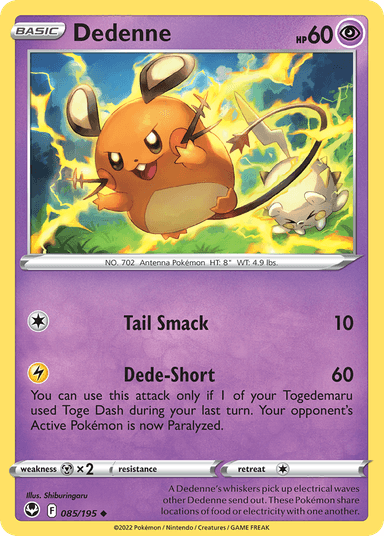 Dedenne, Silver Tempest 85