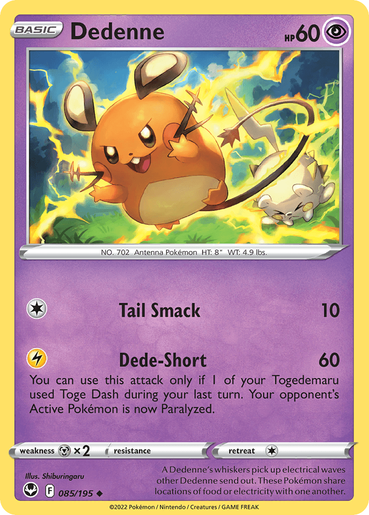Dedenne, Silver Tempest 85