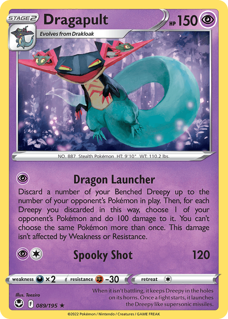 Dragapult, Silver Tempest 89