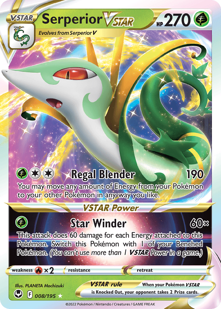 Serperior VSTAR, Silver Tempest 8