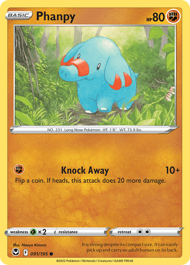 Phanpy, Silver Tempest 91