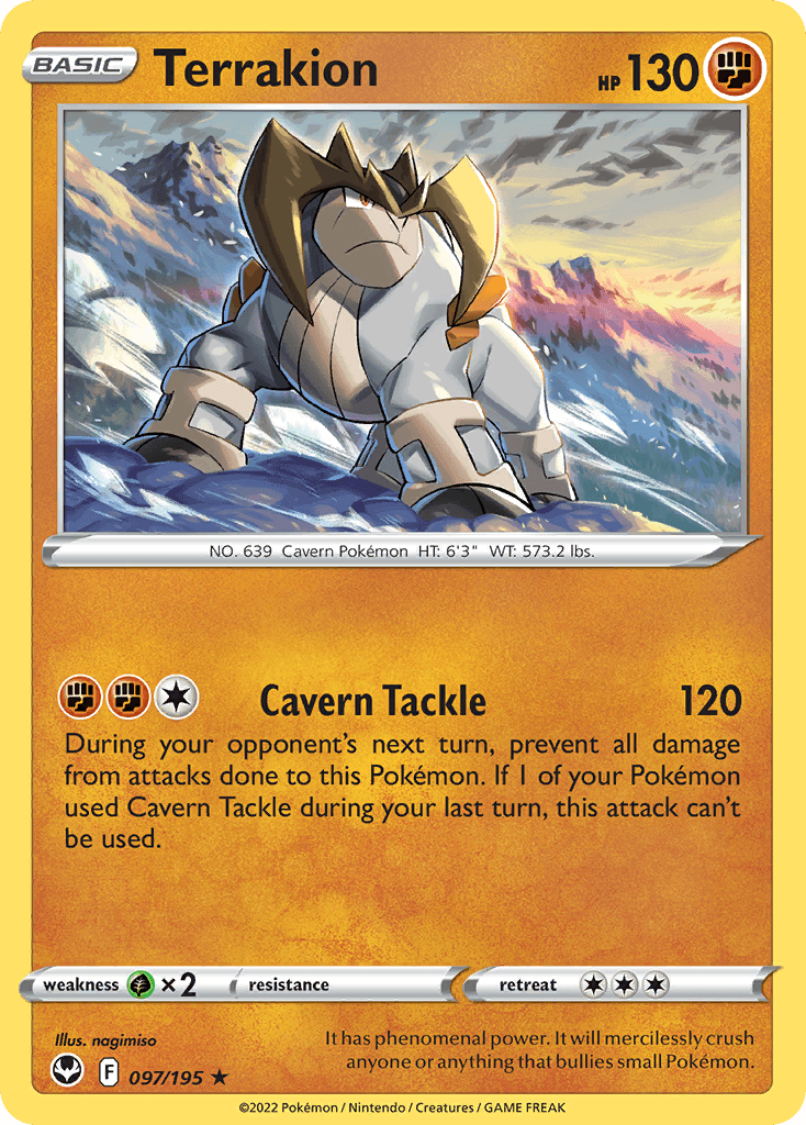 Terrakion, Silver Tempest 97