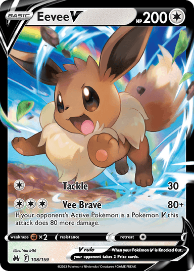Eevee V, Crown Zenith 108