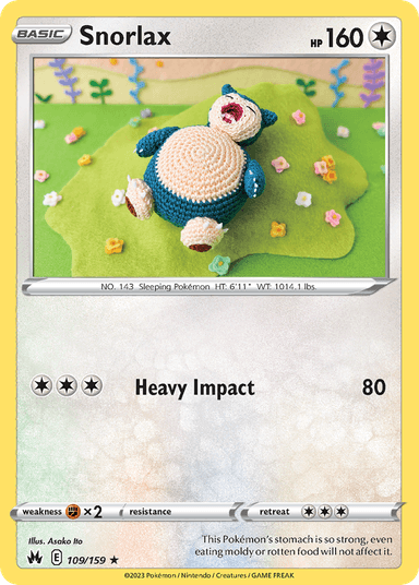 Snorlax, Crown Zenith 109
