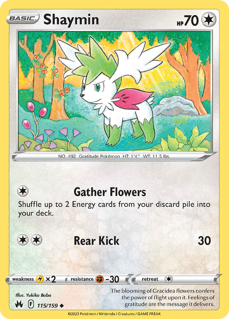 Shaymin, Crown Zenith 115
