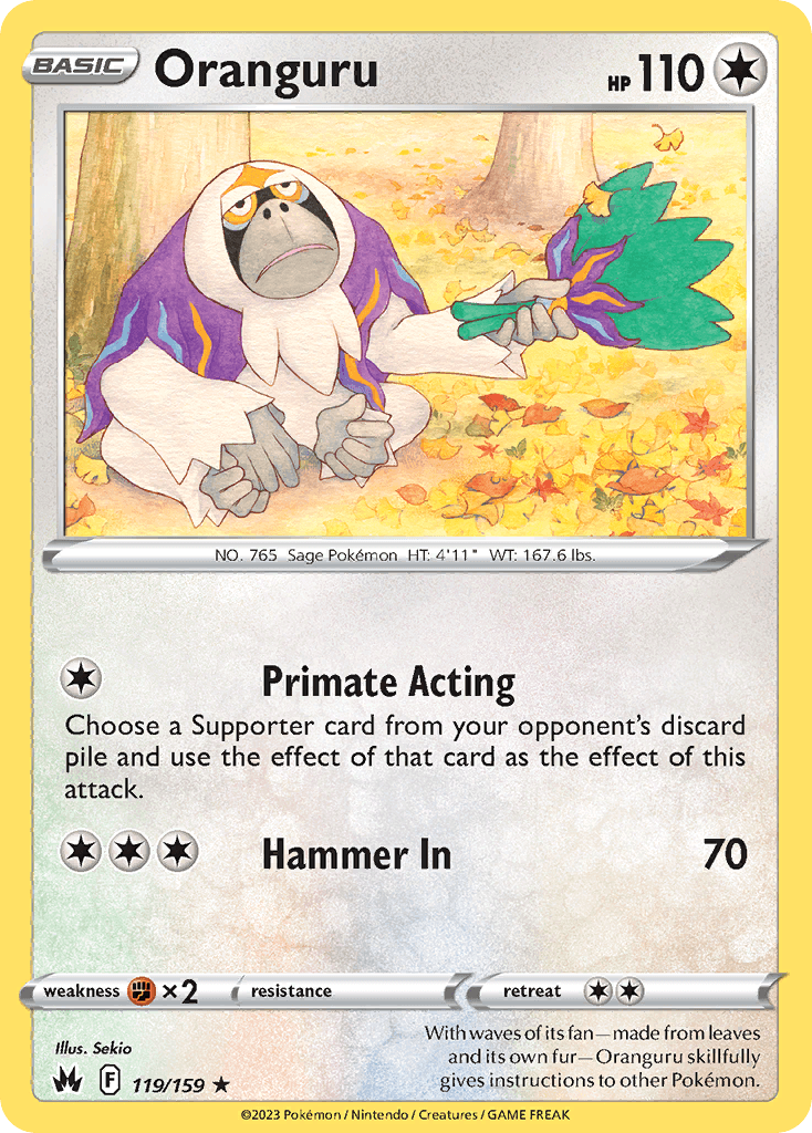 Oranguru, Crown Zenith 119