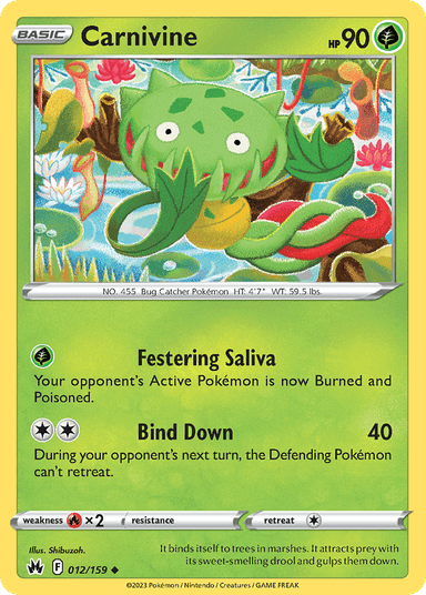 Carnivine, Crown Zenith 12