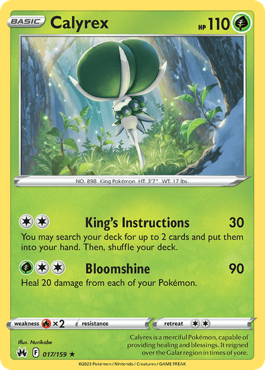 Calyrex, Crown Zenith 17