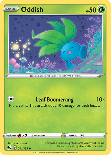 Oddish, Crown Zenith 1