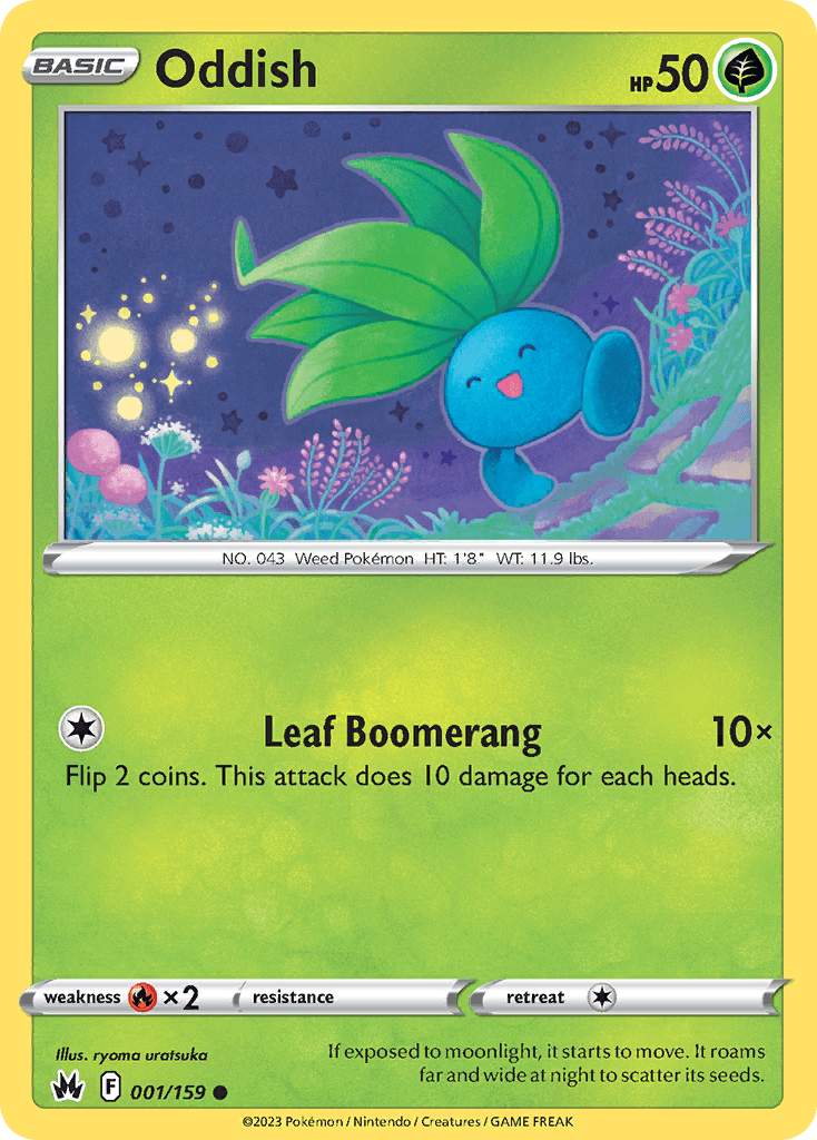 Oddish, Crown Zenith 1