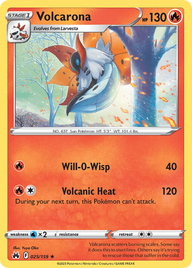 Volcarona, Crown Zenith 25