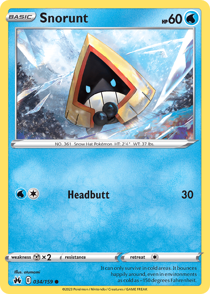 Snorunt, Crown Zenith 34