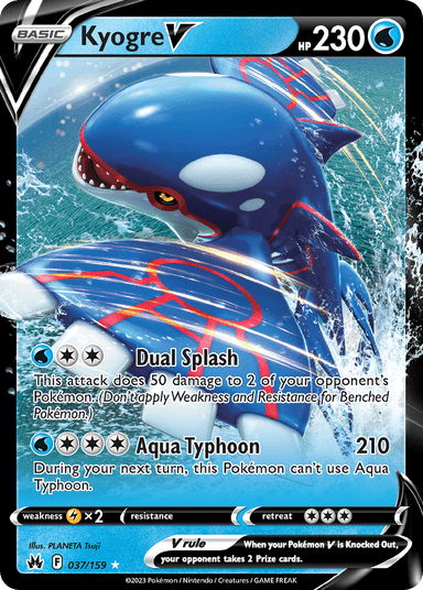 Kyogre V, Crown Zenith 37