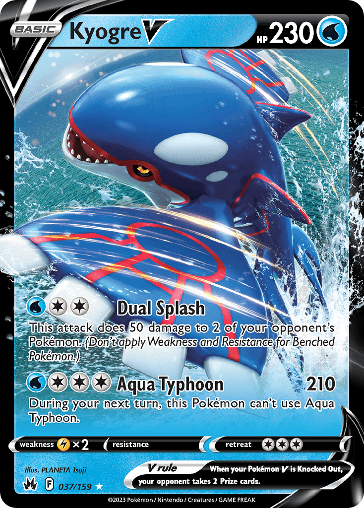 Kyogre V, Crown Zenith 37